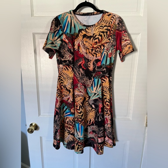 Blackmilk Eye of the Dragon Longline Evil Tee Dress - Picture 2 of 4